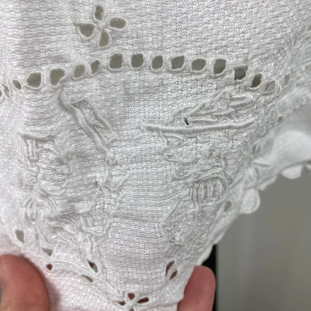 Vintage Pair of Embroidered Men w/ Hat Table Runners 17